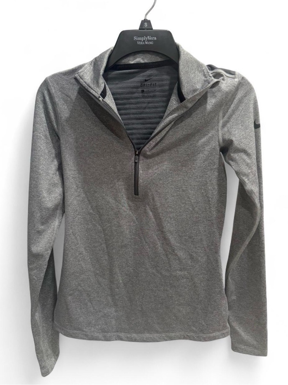 Nike Women’s Gray Quarter-Zip Performance Pullover